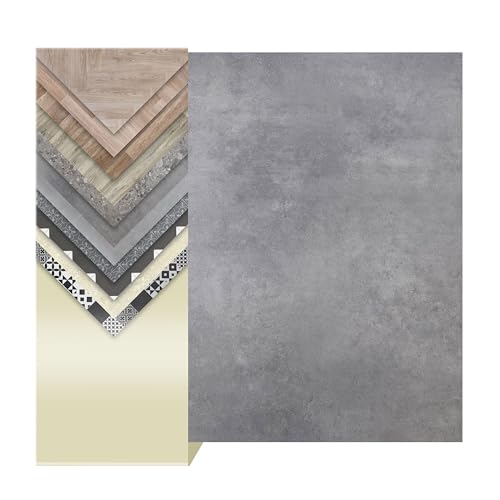 Primaflor PVC Bodenbelag Meterware TURVO - Stein Kanada, 2,00m x 4,00m, Vinyl-Boden in Betonoptik für Küche, Wohn- und Badezimmer, Hochwertige Auslegware, Anti-Rutsch Oberfläche von Primaflor - Ideen in Textil