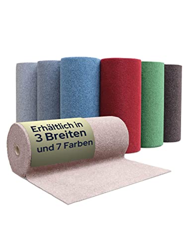 Primaflor Premium Rasenteppich - GREEN, Beige, 1,33m x 11,50m, Verschiedene Größen, Wasserdurchlässiger Vliesrasen, Robuster Outdoor Bodenbelag als Meterware für Balkon und Terrasse von Primaflor - Ideen in Textil