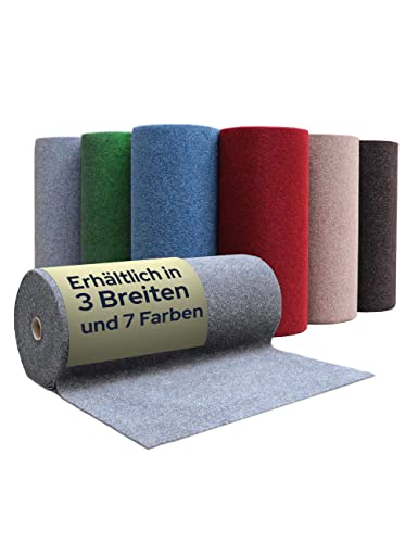 Primaflor Premium Rasenteppich - GREEN, Graublau, 1,33m x 1,50m, Verschiedene Größen, Wasserdurchlässiger Vliesrasen, Robuster Outdoor Bodenbelag als Meterware für Balkon und Terrasse von Primaflor - Ideen in Textil