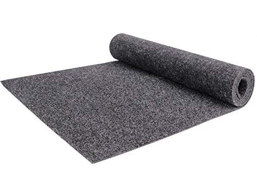 Nadelfilz Rips GLADIATOR 100x1450 cm Anthrazit – Robuster Rips Bodenbelag als Nadelfilz-Teppichboden | Meterware für Büro, Messe, Empfang & Verkaufsräume | Zuschneidbar & fleckenresistent Nadelfilz Rips GLADIATOR 100x1450 cm Anthrazit – Robuster Rips Bodenbelag als Nadelfilz-Teppichboden | Meterware für Büro, Messe, Empfang & Verkaufsräume | Zuschneidbar & fleckenresistent von Primaflor - Ideen in Textil