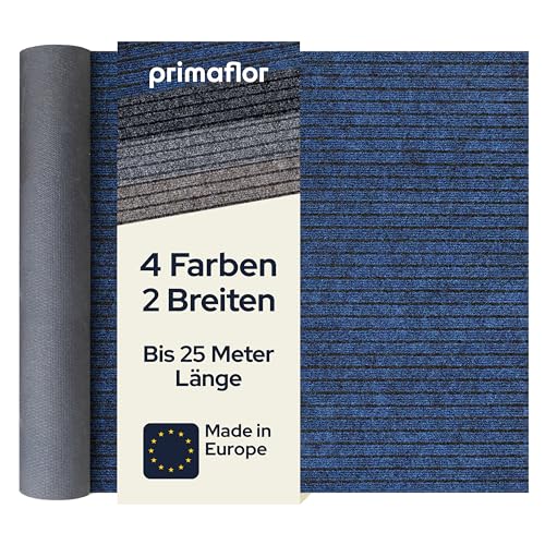 Primaflor Sauberlauf - Atlas, Blau, 1,00m x 6,00m, Rutschfester Schmutzfangläufer Meterware, Robuster Küchenläufer nach Maß, Zuschneidbarer Teppichläufer, Eingangsmatte für Flur & Windfang Primaflor Sauberlauf - Atlas, Blau, 1,00m x 6,00m, Rutschfester Schmutzfangläufer Meterware, Robuster Küchenläufer nach Maß, Zuschneidbarer Teppichläufer, Eingangsmatte für Flur & Windfang von Primaflor - Ideen in Textil