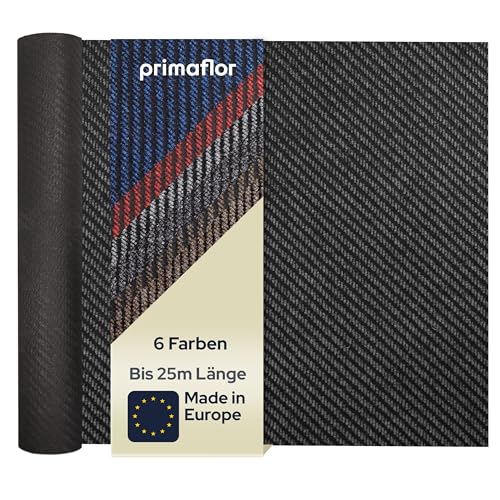 Primaflor Sauberlauf Nordic Stripes - Anthrazit - 2,00m x 1,50m | Schmutzfangläufer Meterware | Teppichläufer für Flur und Eingangsbereich | rutschhemmender Rücken | robust und zuschneidbar von Primaflor - Ideen in Textil
