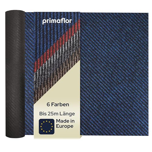 Primaflor Sauberlauf Nordic Stripes - Blau - 1,00m x 2,00m | Schmutzfangläufer Meterware | Teppichläufer für Flur und Eingangsbereich | rutschhemmender Rücken | robust und zuschneidbar von Primaflor - Ideen in Textil
