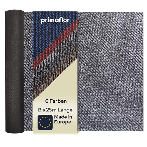 Primaflor Sauberlauf Nordic Stripes - Grau - 2,00m x 3,00m | Schmutzfangläufer Meterware | Teppichläufer für Flur und Eingangsbereich | rutschhemmender Rücken | robust und zuschneidbar von Primaflor - Ideen in Textil