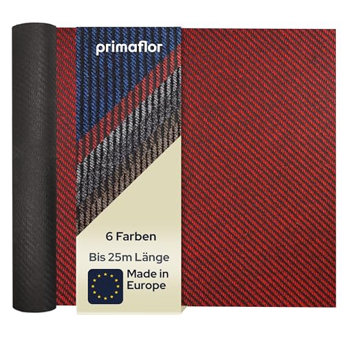 Primaflor Sauberlauf Nordic Stripes - Rot - 2,00m x 3,00m | Schmutzfangläufer Meterware | Teppichläufer für Flur und Eingangsbereich | rutschhemmender Rücken | robust und zuschneidbar Primaflor Sauberlauf Nordic Stripes - Rot - 2,00m x 3,00m | Schmutzfangläufer Meterware | Teppichläufer für Flur und Eingangsbereich | rutschhemmender Rücken | robust und zuschneidbar von Primaflor - Ideen in Textil