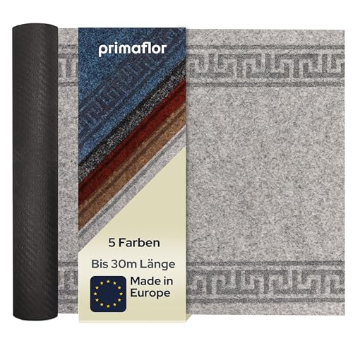 Primaflor Sauberlauf Olympia - Grau - 0,66m x 5,00m | Schmutzfangläufer Meterware | Teppichläufer für Flur und Eingangsbereich | rutschhemmender Rücken | robust und zuschneidbar von Primaflor - Ideen in Textil