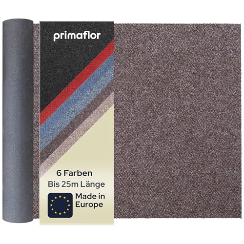 Primaflor Sauberlauf - PICOLLO, Braun, 2,00m x 3,50m, Rutschfester Schmutzfangläufer Meterware, Robuster Küchenläufer nach Maß, Zuschneidbarer Teppichläufer, Eingangsmatte für Flur und Windfang von Primaflor - Ideen in Textil