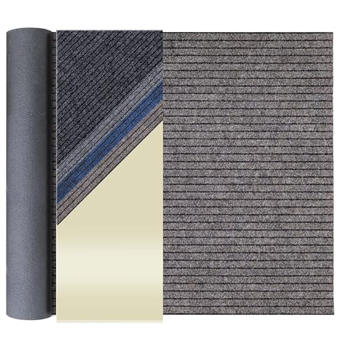 Primaflor Sauberlauf - Atlas, Beige, 1,00m x 3,50m, Rutschfester Schmutzfangläufer Meterware, Robuster Küchenläufer nach Maß, Zuschneidbarer Teppichläufer, Eingangsmatte für Flur & Windfang von Primaflor - Ideen in Textil