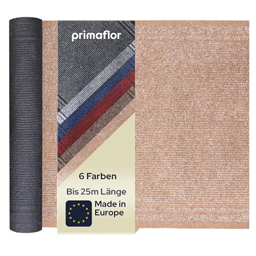 Primaflor Sauberlauf - Malaga, Beige, 0,66m x 4,00m, Rutschfester Schmutzfangläufer Meterware, Schmaler Küchen-Läufer nach Maß, Zuschneidbarer Teppichläufer, Eingangsmatte für Flur und Windfang von Primaflor - Ideen in Textil