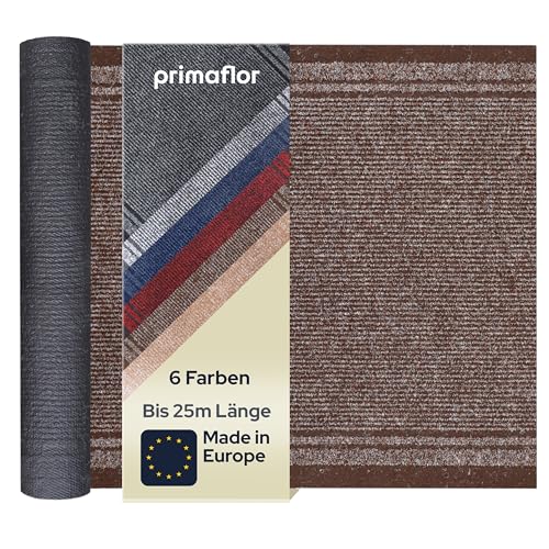 Primaflor Sauberlauf - MALAGA, Braun, 0,66m x 2,00m, Rutschfester Schmutzfangläufer Meterware, Schmaler Küchen-Läufer nach Maß, Zuschneidbarer Teppichläufer, Eingangsmatte für Flur und Windfang Primaflor Sauberlauf - MALAGA, Braun, 0,66m x 2,00m, Rutschfester Schmutzfangläufer Meterware, Schmaler Küchen-Läufer nach Maß, Zuschneidbarer Teppichläufer, Eingangsmatte für Flur und Windfang von Primaflor - Ideen in Textil