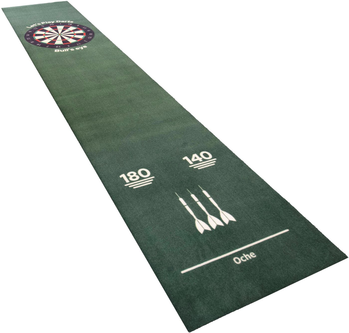 Teppich DART, Primaflor-Ideen in Textil, rechteckig, Höhe: 5 mm, Dartmatte mit offiziellem Spielabstand 237 cm, rutschhemmend von Primaflor-Ideen in Textil