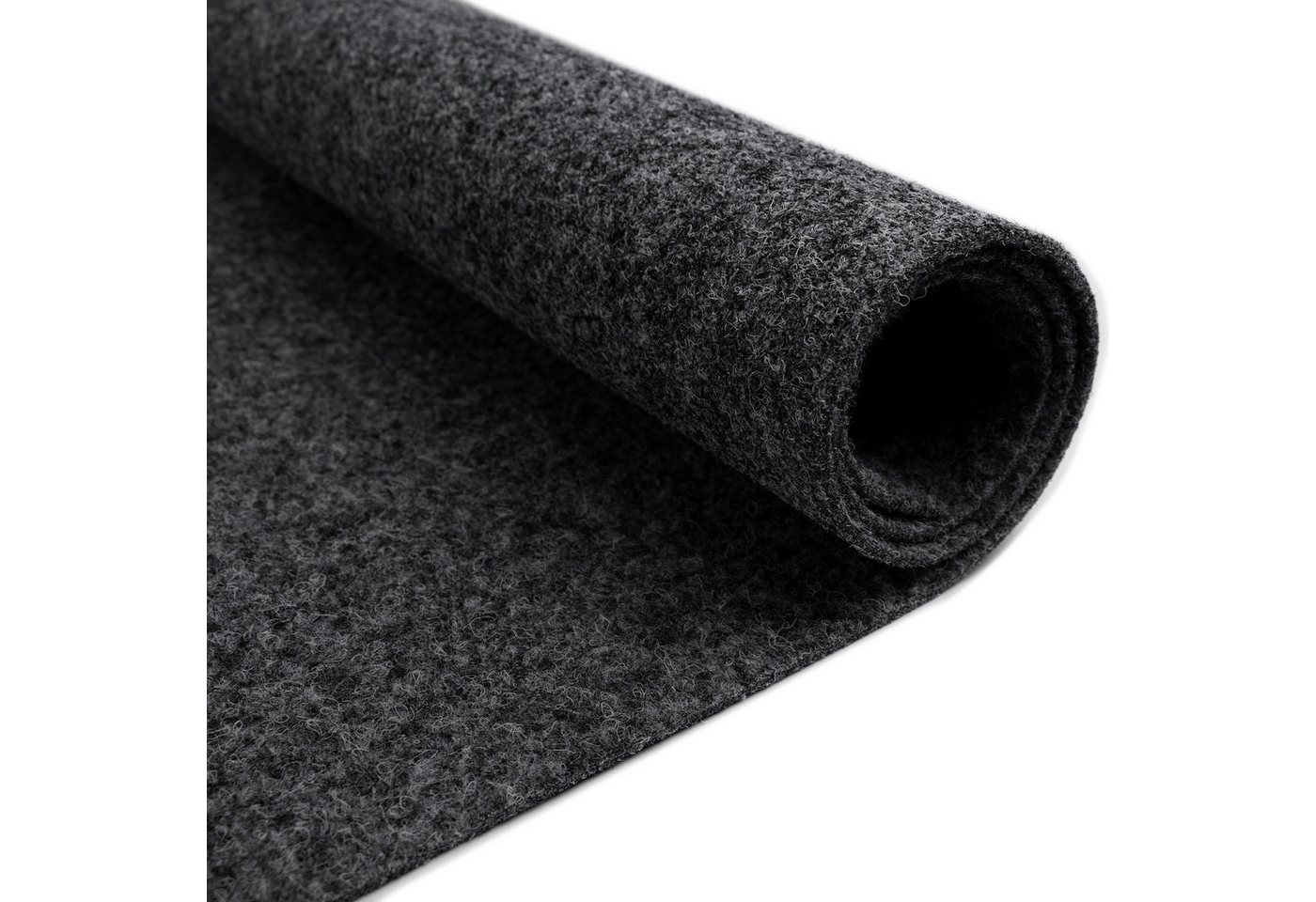 Primaflor-Ideen in Textil Teppichboden Nadelfilz REWIND, rechteckig, Höhe: 5 mm, Breite 200 cm, Uni Farben, robust & strapazierfähig von Primaflor-Ideen in Textil