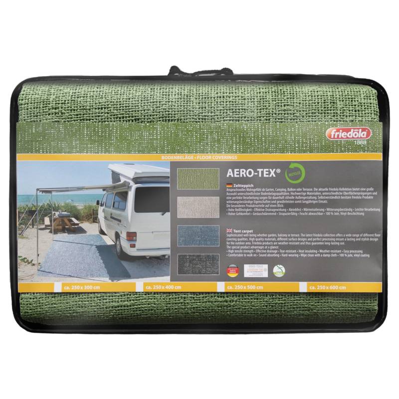 Primaflor Vorzeltteppich Aerotex Grün 250x500cm von Primaflor