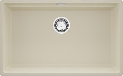 PRIMAGRAN Unterbauspüle Granit Beige 76x47cm, Spülbecken 1 Becken + Ablauf-Set, Granitspüle ab 80er Unterschrank - Praga PRIMAGRAN Unterbauspüle Granit Beige 76x47cm, Spülbecken 1 Becken + Ablauf-Set, Granitspüle ab 80er Unterschrank - Praga von Primagran