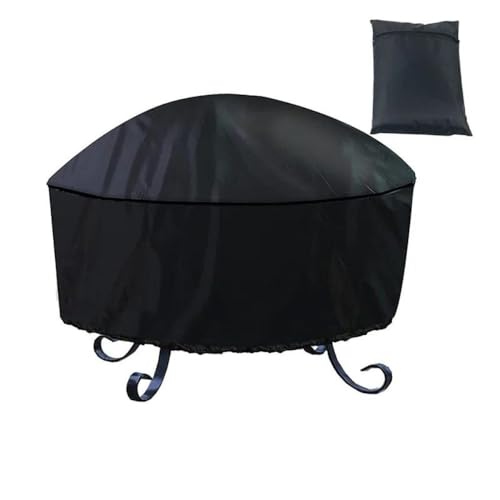 Premium Abdeckung Feuerschale 80 cm & 90 cm | Runde Feuerstellenabdeckung | Schutzhülle für Schalen, Kugelgrills, Feuertonnen (85 cm breit) von Primal Internet GmbH