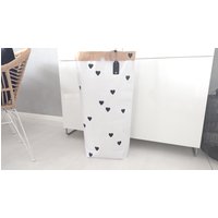 Weißer Papiersack , Paperbag Herz, Ordnung , Aufbewahrung Weißer Papiersack , Paperbag Herz, Ordnung , Aufbewahrung von Primaliese