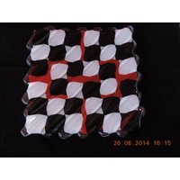 Funky 3D Schachbrett Design Servierteller von PrimarilyPrimaries