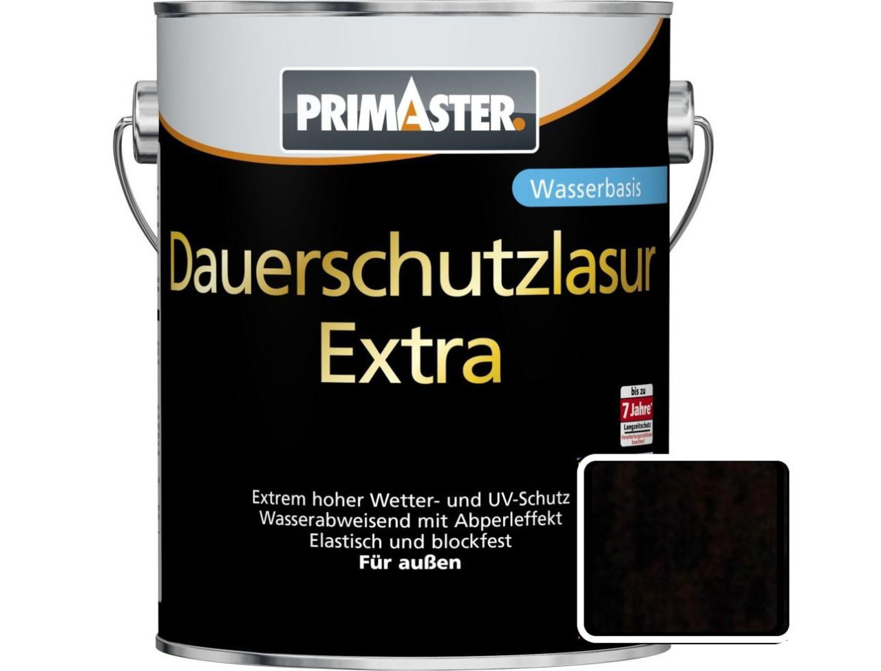 Primaster Dauerschutzlasur Extra 2,5 L palisander von Primaster