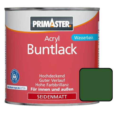 Primaster Acryl Buntlack 375ml Laubgrün Seidenmatt Wetterbeständig Holz & Metall Primaster Acryl Buntlack 375ml Laubgrün Seidenmatt Wetterbeständig Holz & Metall von Primaster