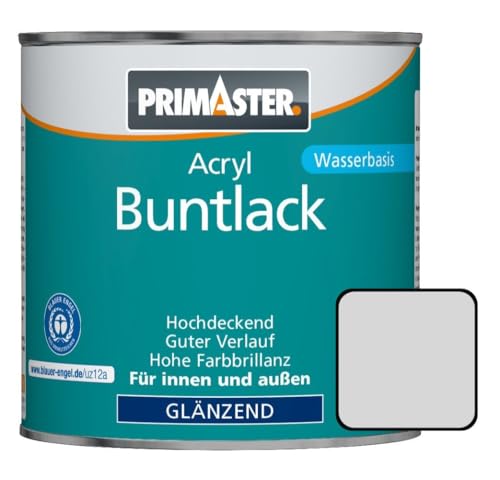 Primaster Acryl Buntlack 375ml Lichtgrau Glänzend Wetterbeständig Holz & Metall Primaster Acryl Buntlack 375ml Lichtgrau Glänzend Wetterbeständig Holz & Metall von Primaster