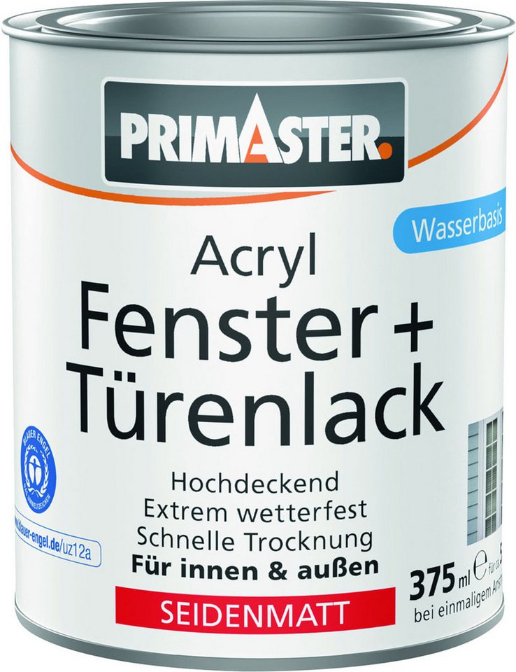 Primaster Acryl-Buntlack Primaster Acryl Fenster + Türenlack weiß Primaster Acryl-Buntlack Primaster Acryl Fenster + Türenlack weiß von Primaster