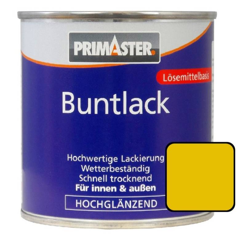 Primaster Acryl-Buntlack Primaster Buntlack RAL 1003 750 ml signalgelb von Primaster