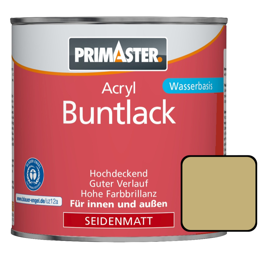 Primaster Acryl Buntlack RAL 1001 375 ml beige seidenmatt von Primaster