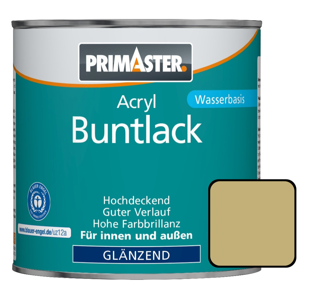 Primaster Acryl Buntlack RAL 1001 750 ml beige glänzend von Primaster