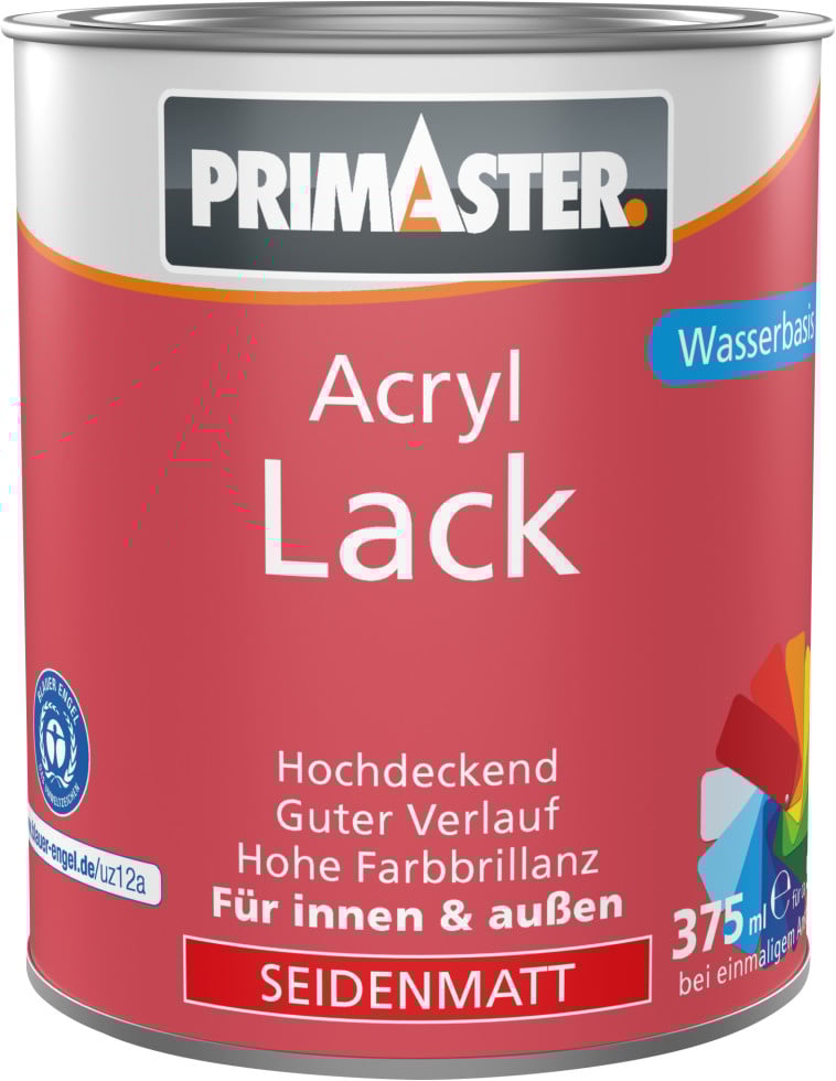 Primaster Acryl Lack cremeweiß seidenmatt 375 ml Primaster Acryl Lack cremeweiß seidenmatt 375 ml von Primaster