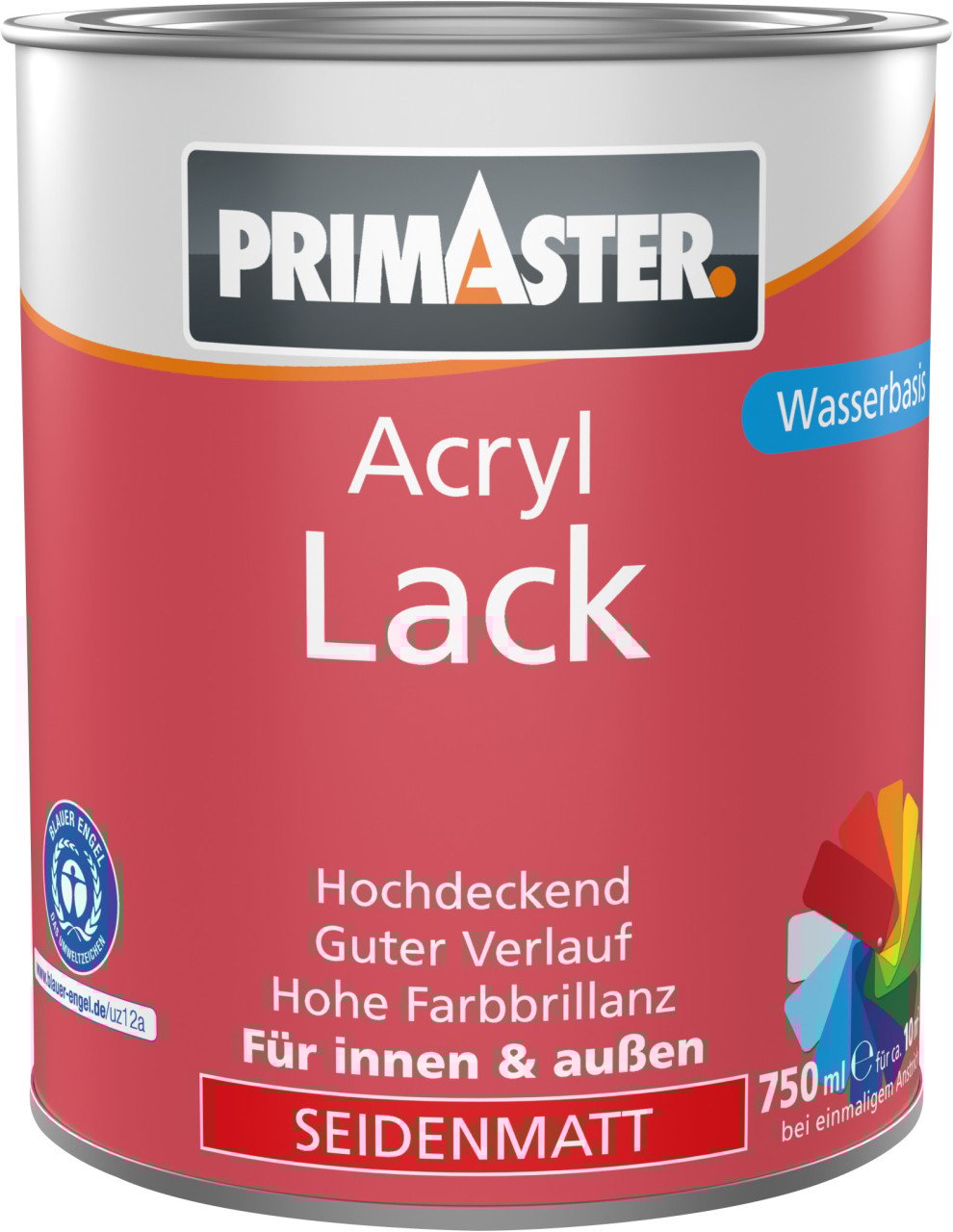 Primaster Acryl Lack cremeweiß seidenmatt 750 ml von Primaster