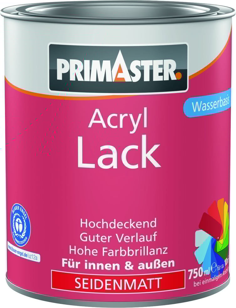 Primaster Acryl Lack moosgrün seidenmatt 750 ml Primaster Acryl Lack moosgrün seidenmatt 750 ml von Primaster
