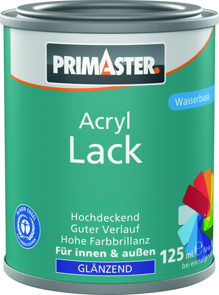 Primaster Acryl Lack schokobraun glänzend 125 ml von Primaster