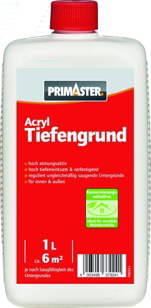 Primaster Acryl Tiefengrund 1 L farblos Primaster Acryl Tiefengrund 1 L farblos von Primaster