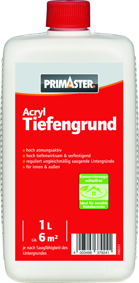 Primaster Acryl Tiefengrund 1 L farblos Primaster Acryl Tiefengrund 1 L farblos von Primaster