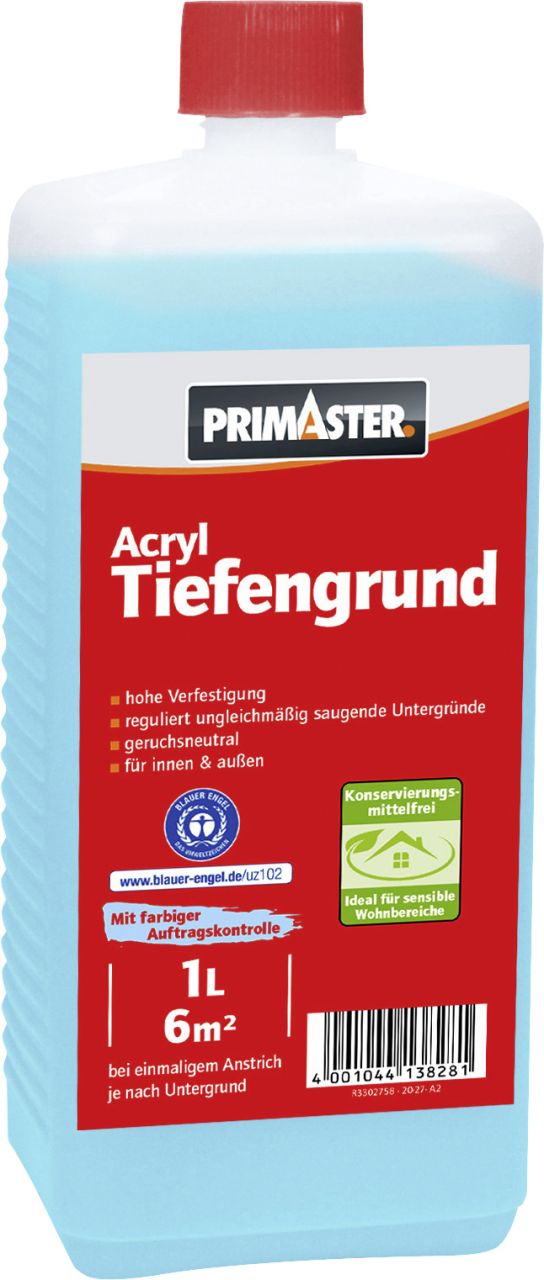 Primaster Acryl Tiefengrund konservierungsmittelfrei 1 L von Primaster