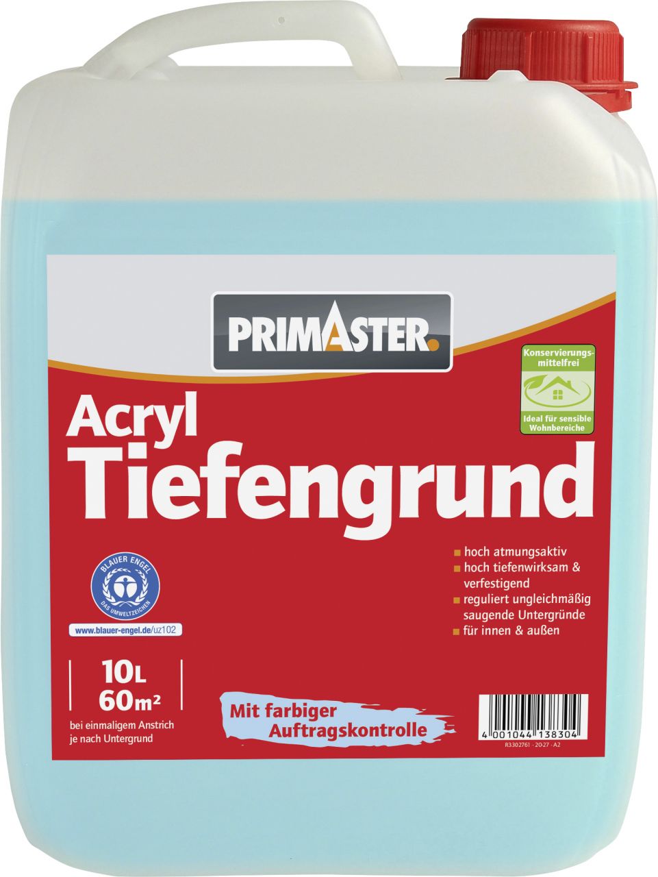 Primaster Acryl Tiefengrund konservierungsmittelfrei 10 L von Primaster