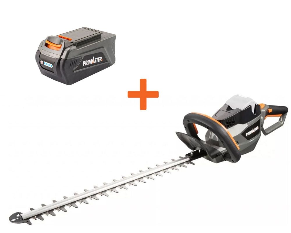 Primaster Akku-Heckenschere PMAHS 40 inkl. 40 V Akku (4 AH) von Primaster