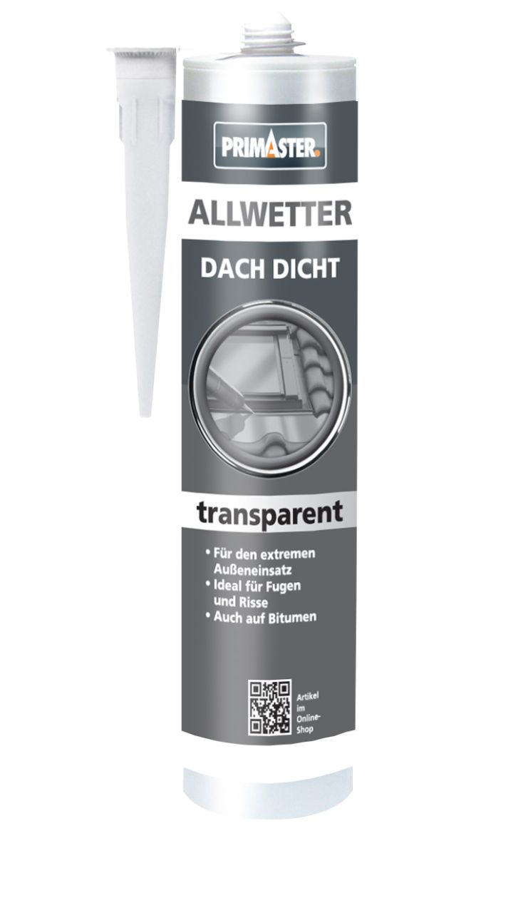 Primaster Allwetter Dachdicht 310 ml transparent von Primaster