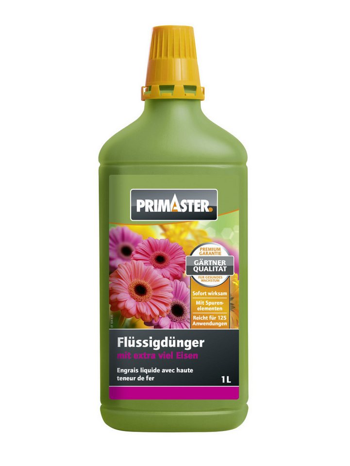 Primaster Blumendünger Primaster Flüssigdünger mit Eisen 1 L von Primaster