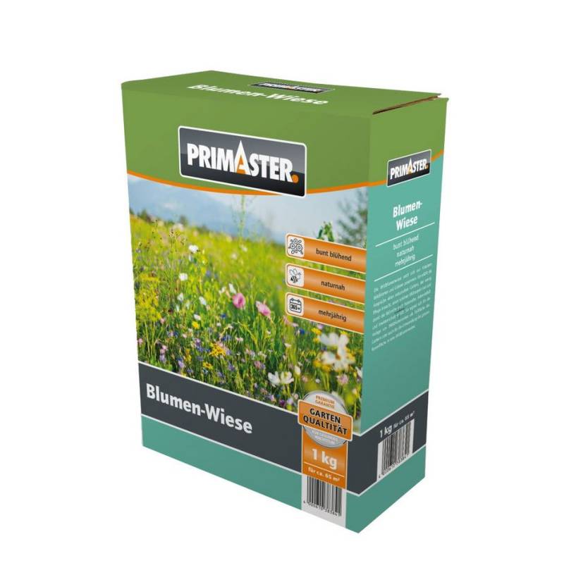Primaster Blumensamen Primaster Blumenwiese 1 kg für ca. 65 m² von Primaster