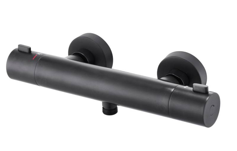 Primaster Thermostatarmatur Prag schwarz matt mit Verbrennungsschutz Primaster Thermostatarmatur Prag schwarz matt mit Verbrennungsschutz von Primaster