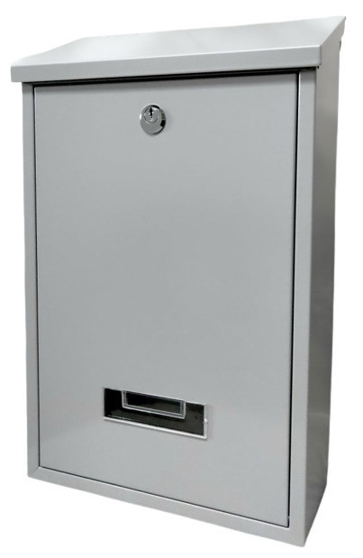 Primaster Briefkasten silber 25 x 10 x 40 cm von Primaster