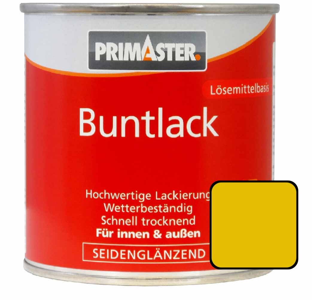 Primaster Buntlack RAL 1003 125 ml signalgelb seidenglänzend von Primaster