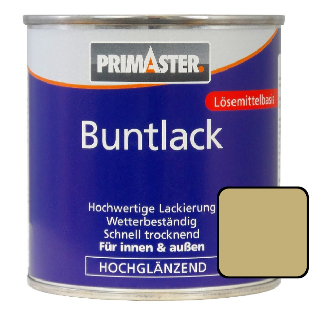 Primaster Buntlack RAL 1001 375 ml beige hochglänzend von Primaster