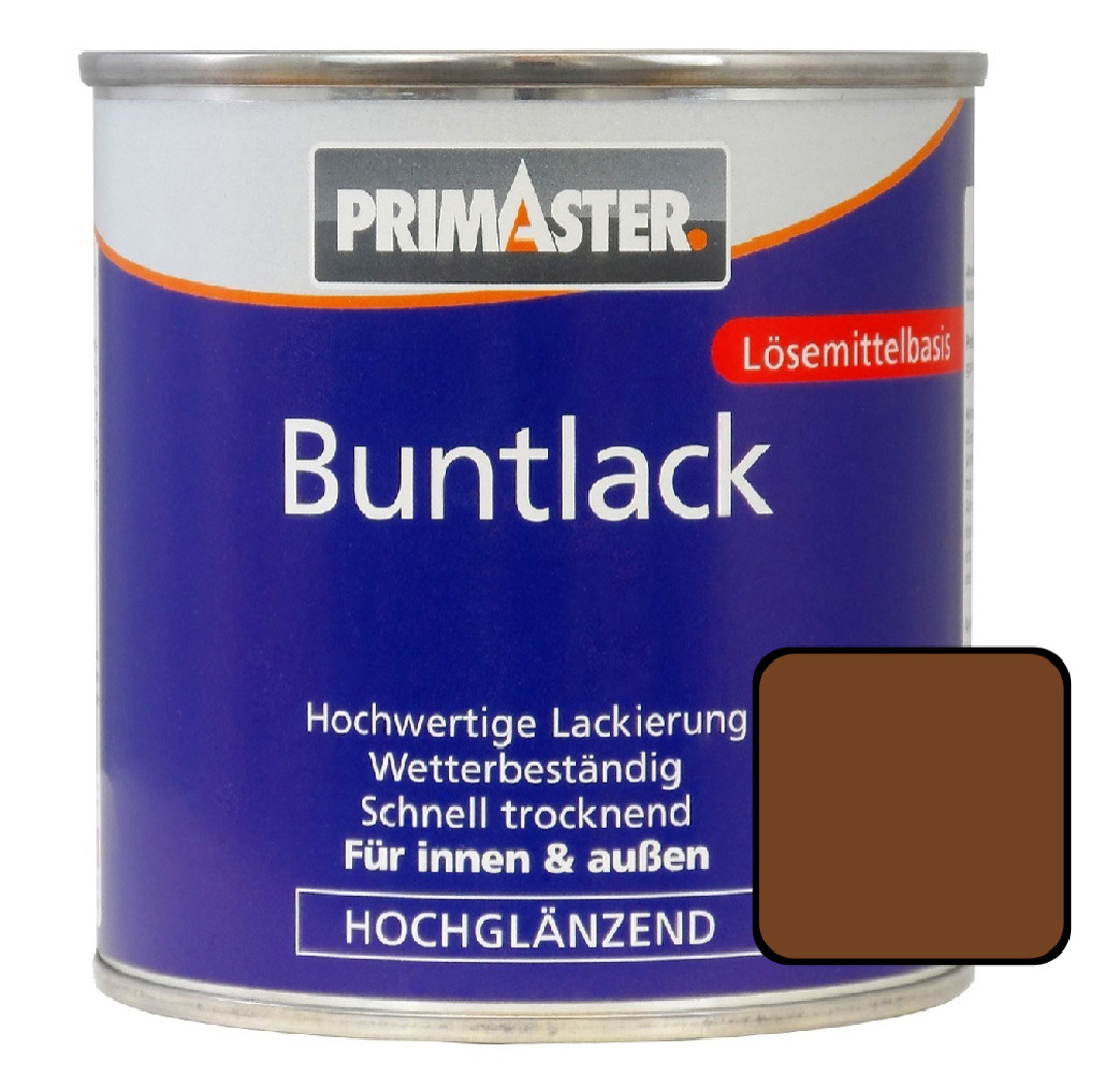 Primaster Buntlack RAL 8003 375 ml lehmbraun hochglänzend von Primaster