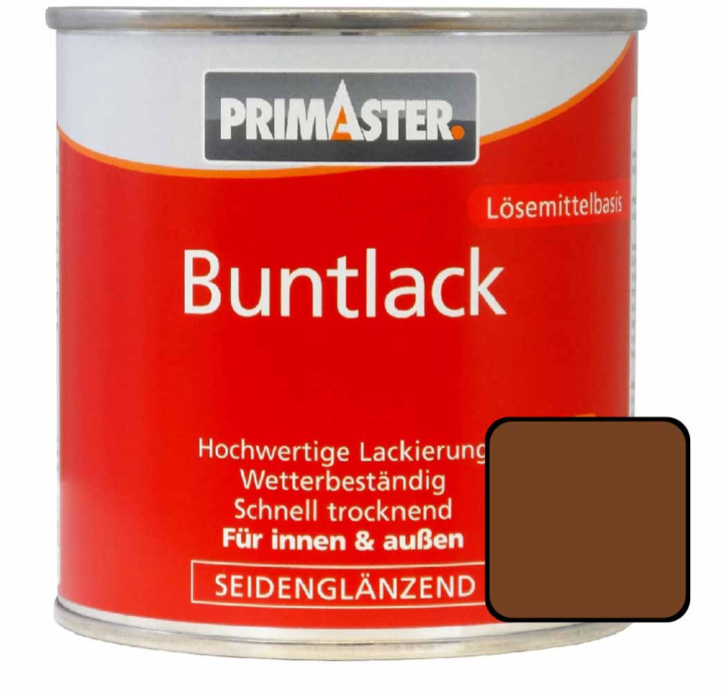 Primaster Buntlack RAL 8003 375 ml lehmbraun seidenglänzend von Primaster