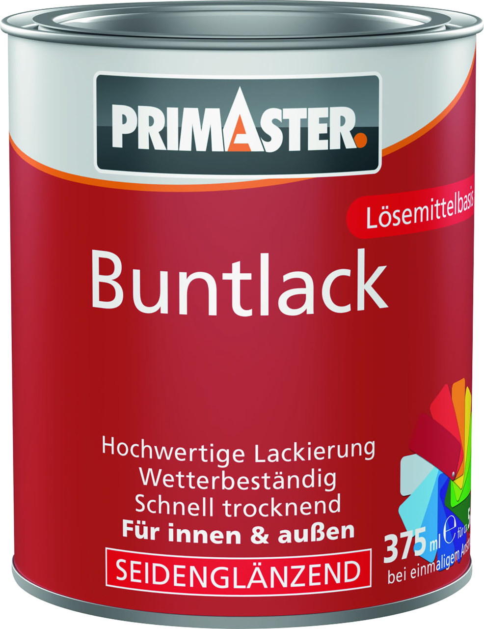 Primaster Buntlack 375 ml enzianblau seidenmatt von Primaster