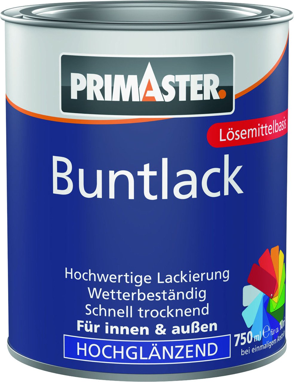 Primaster Buntlack 750 ml enzianblau hochglänzend von Primaster