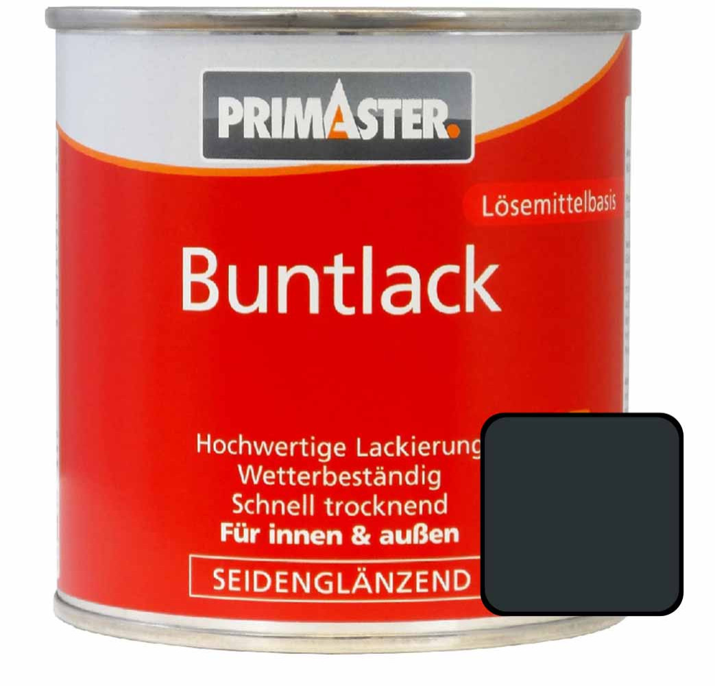 Primaster Buntlack RAL 7016 750 ml anthrazitgrau seidenglänzend von Primaster