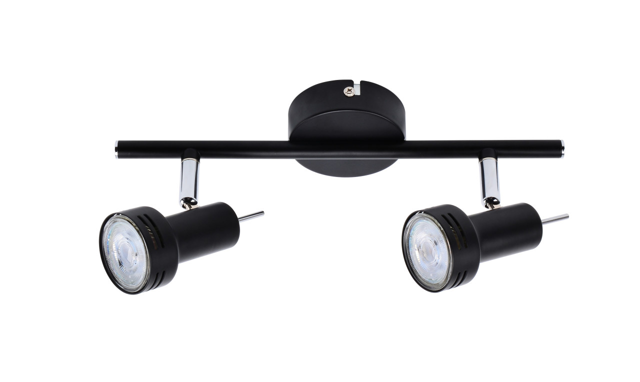 Primaster Deckenstrahler 2er LED Spot New York GU10 8 x 30 x 12 cm schwarz Primaster Deckenstrahler 2er LED Spot New York GU10 8 x 30 x 12 cm schwarz von Primaster